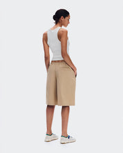 Polera On All-Day Ribbed Tank Mujer Blanco