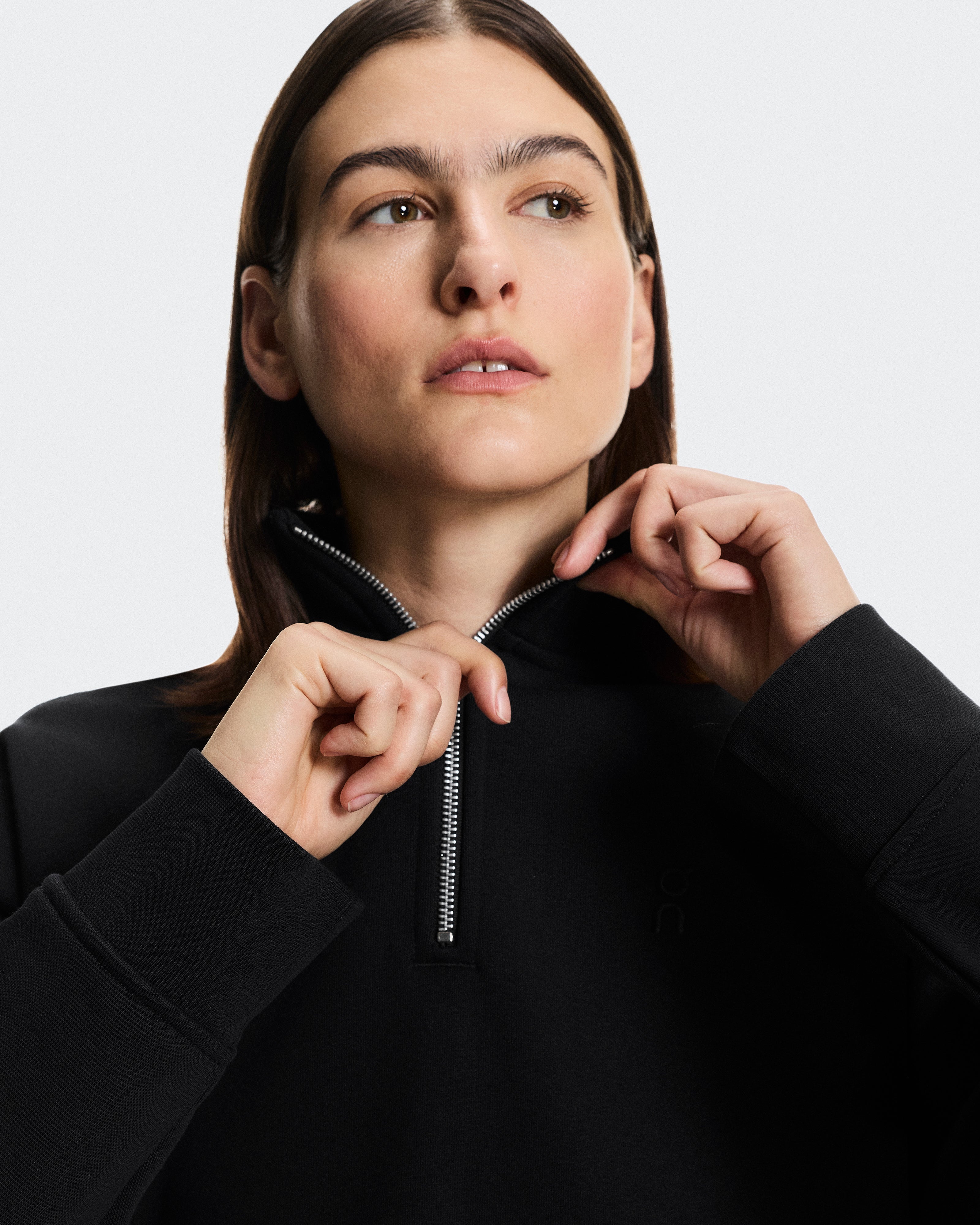 Club Collective 1/4 Zip Polerón Mujer Negro