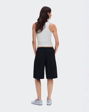 Short On Bermuda Shorts Mujer Negro