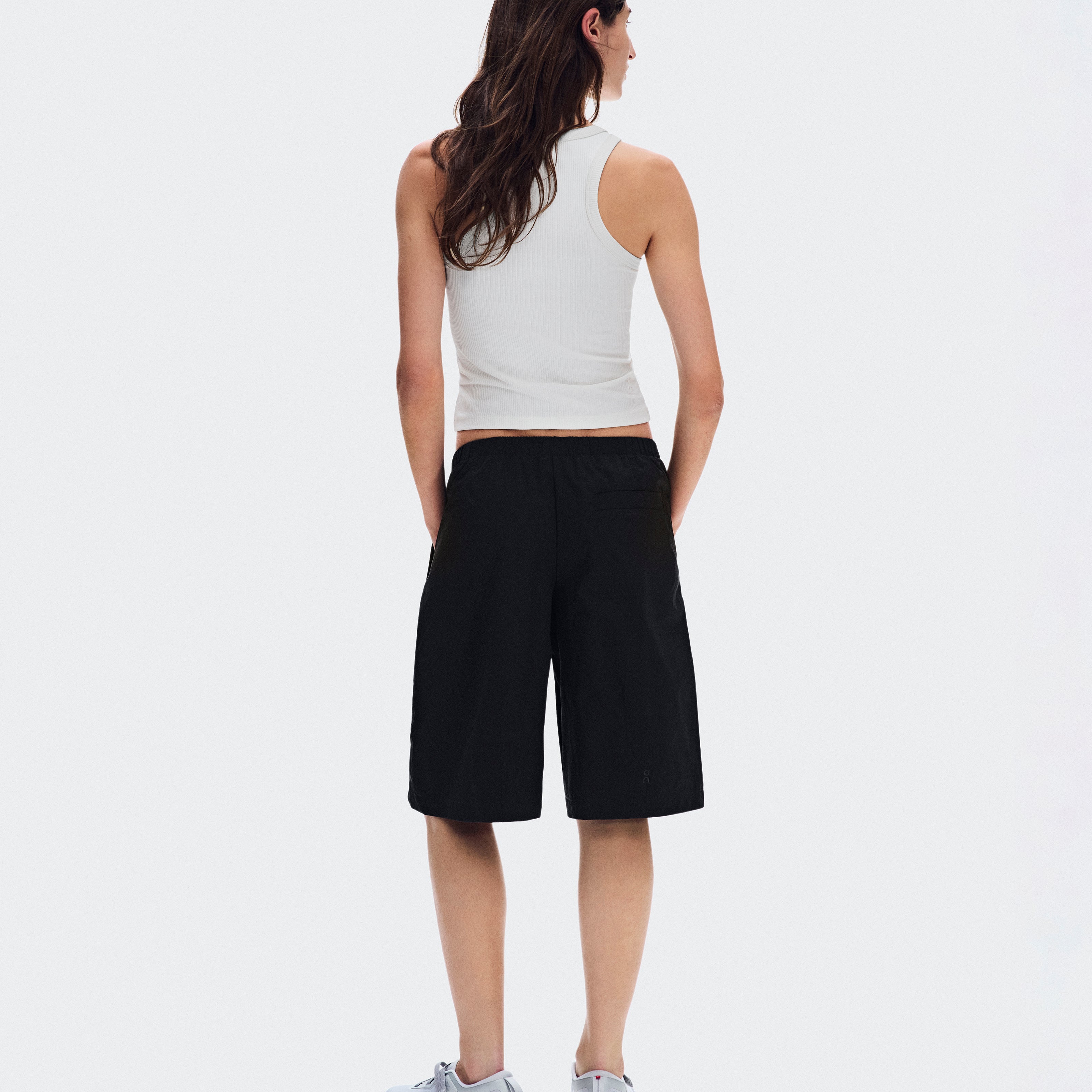 Short On Bermuda Shorts Mujer Negro