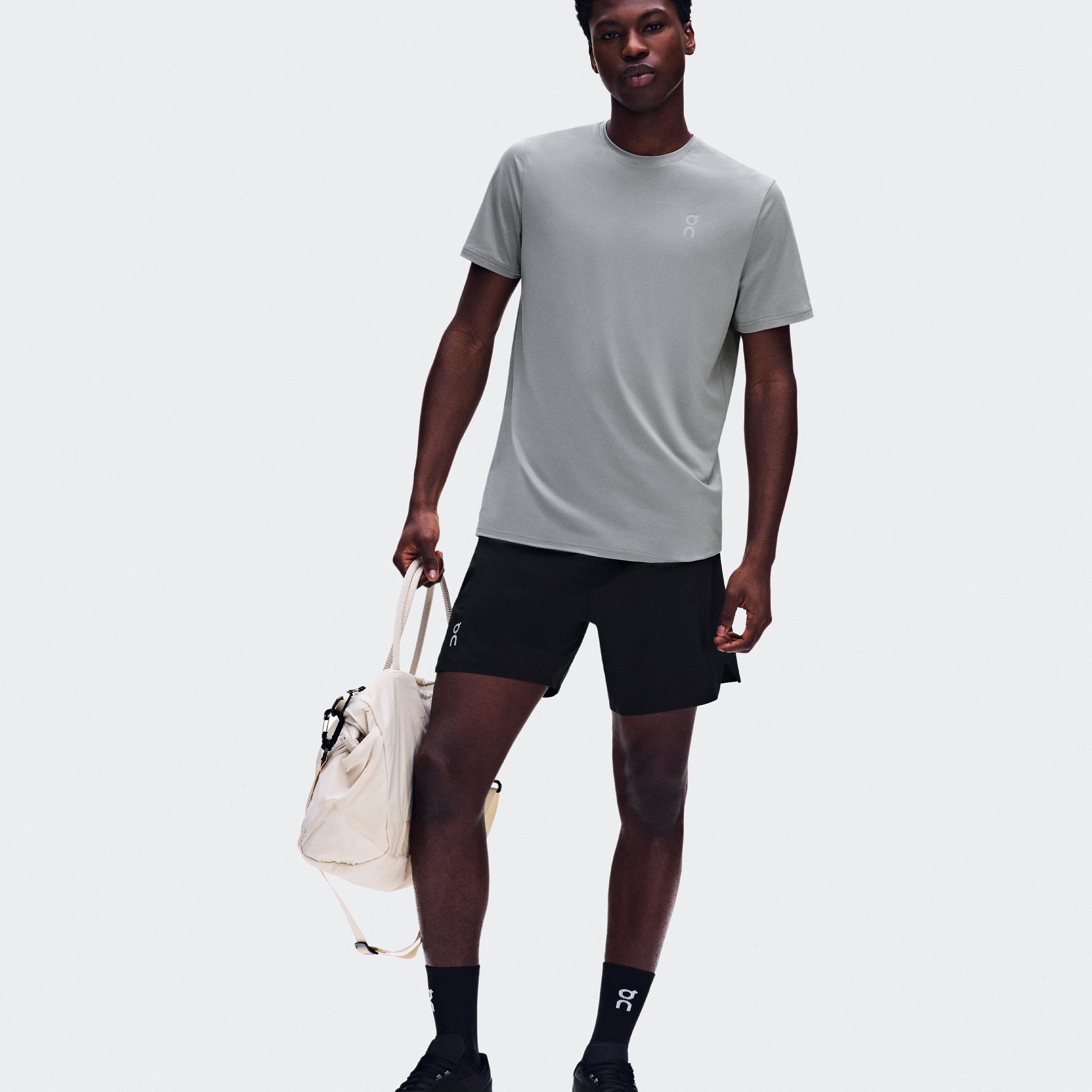 Core-T Polera Hombre Gris