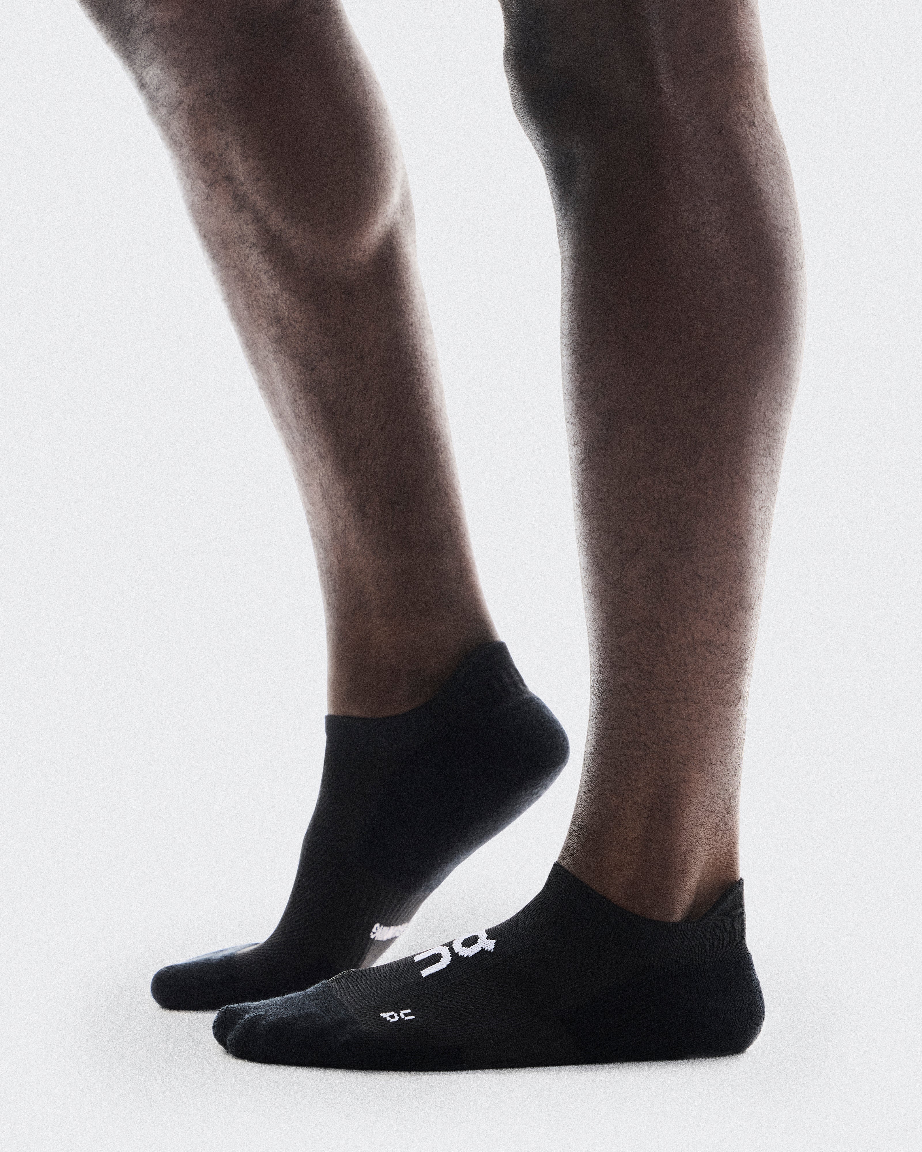 Core Run Sock Low 2P Calcetines Unisex Negro