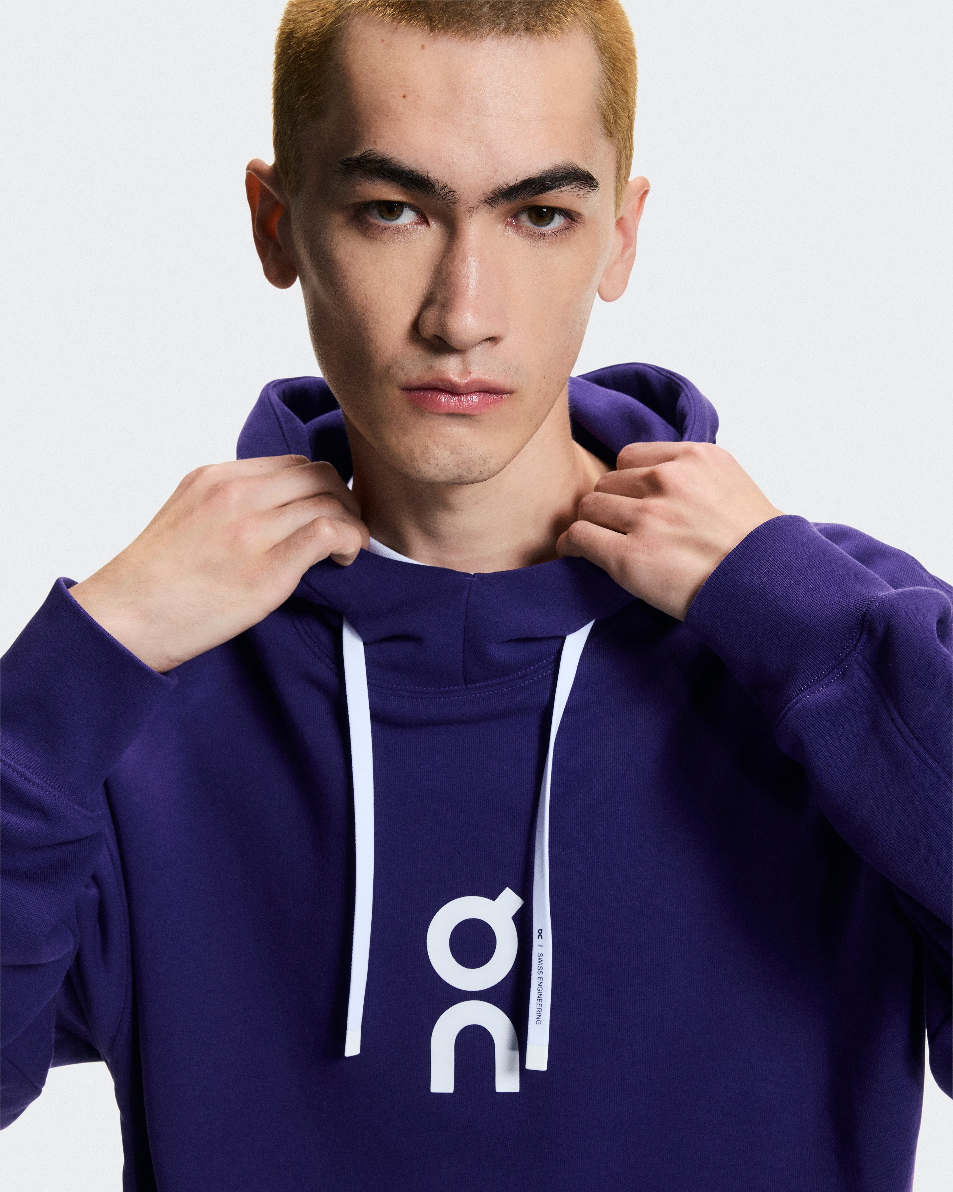 Polerón On Club Hoodie Hombre Morado