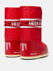 Icon Nylon Red Botas Uso Diario Unisex Moon Boot