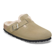 Zueco Boston Lana de borrego Ante Taupe Horma Regular Gris