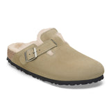 Zueco Boston Lana de borrego Ante Taupe Horma Regular