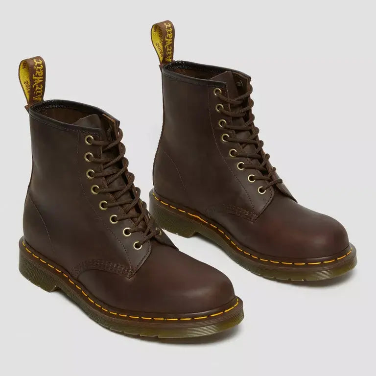 1460 Dark Brown Crazy Horse Bota Uso Diario Dr. Martens
