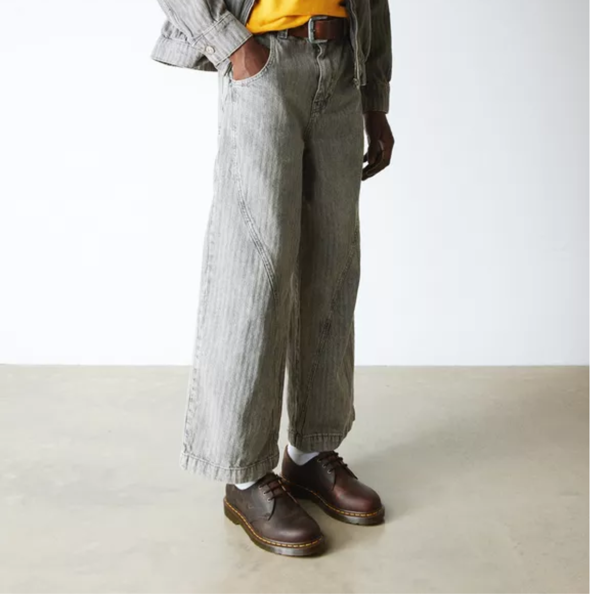 Zapato 1461 Gaucho de Cuero Crazy Horse Dr. Martens
