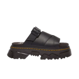 Sandalia Mattison Mujer Slide Black Athena