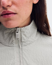 Polerón On Courtside 1/2 Zip Eaze Mujer Gris