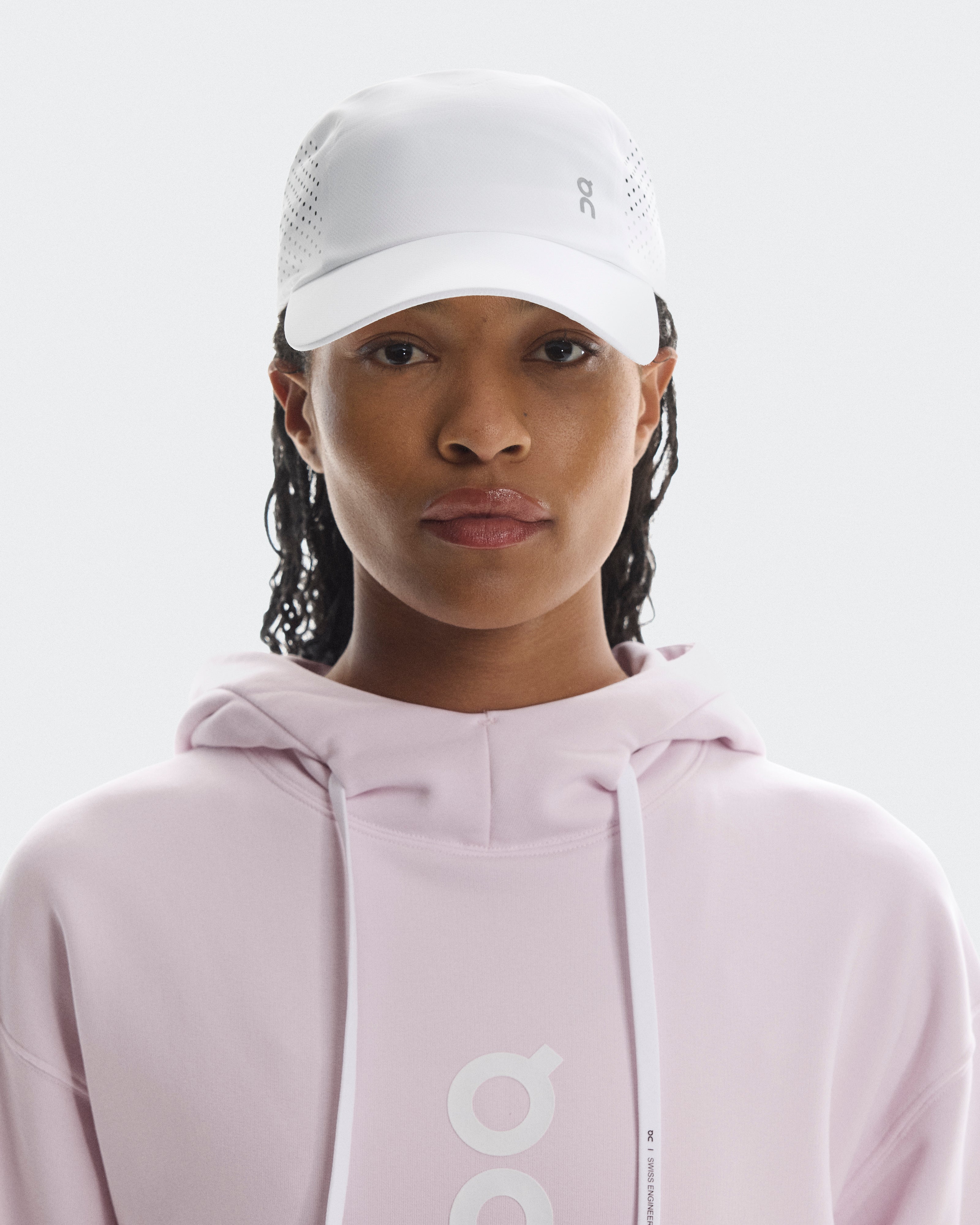 Lightweight Cap Jockey Unisex Blanco