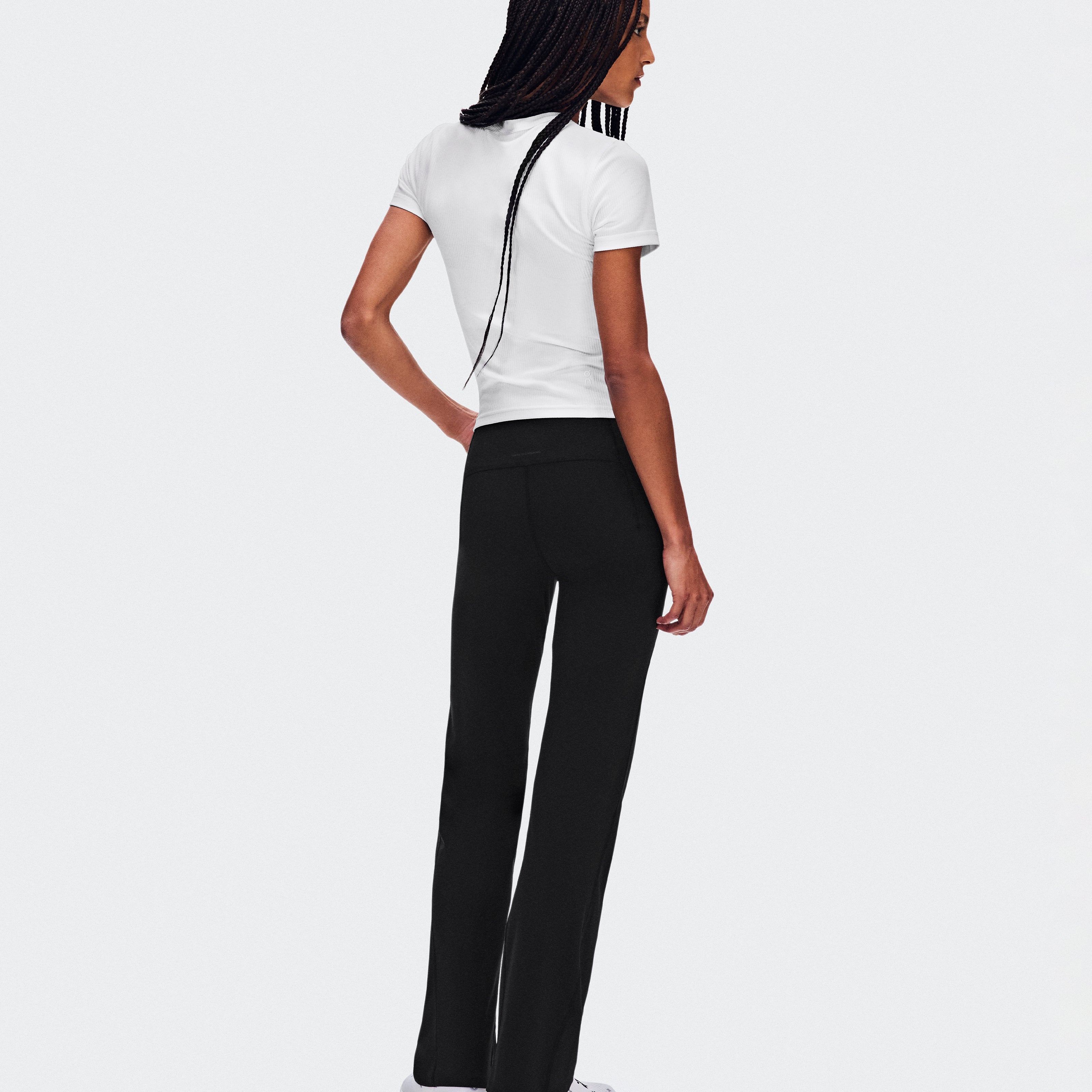 All-Day Ribbed T-Shirt Polera Mujer Blanco