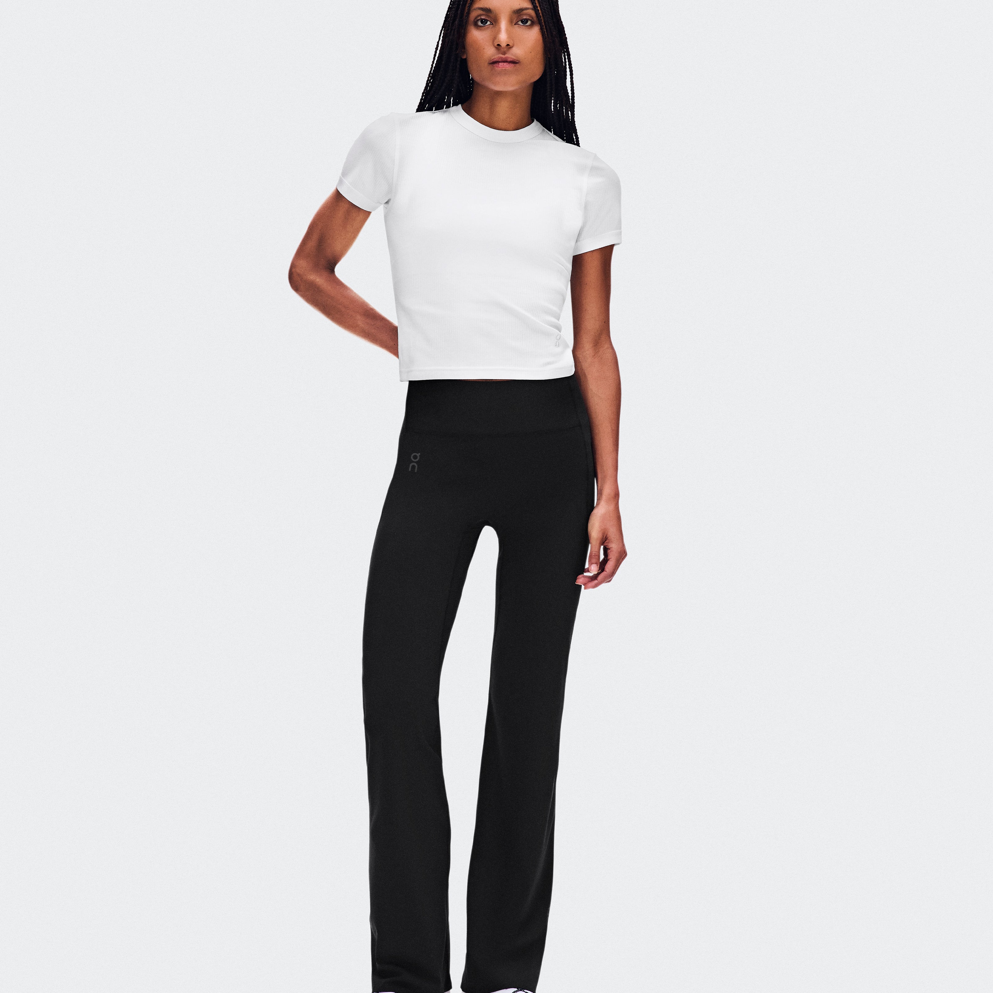 All-Day Ribbed T-Shirt Polera Mujer Blanco