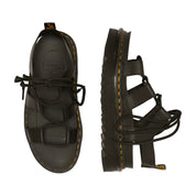 Sandalias Jadon Max Mujer Tipo Gladiador de Cuero Hydro Dr. Martens