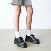 Zapato 1461 Mujer con Plataforma de Cuero Smooth Dr. Martens