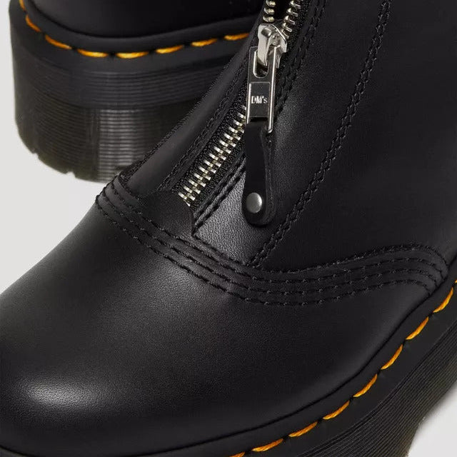 Bota Jetta Con Plataforma de Cuero Dr. Martens