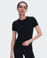 Polera On All-Day Ribbed T-Shirt Mujer