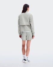 Polerón On Courtside 1/2 Zip Eaze Mujer Gris