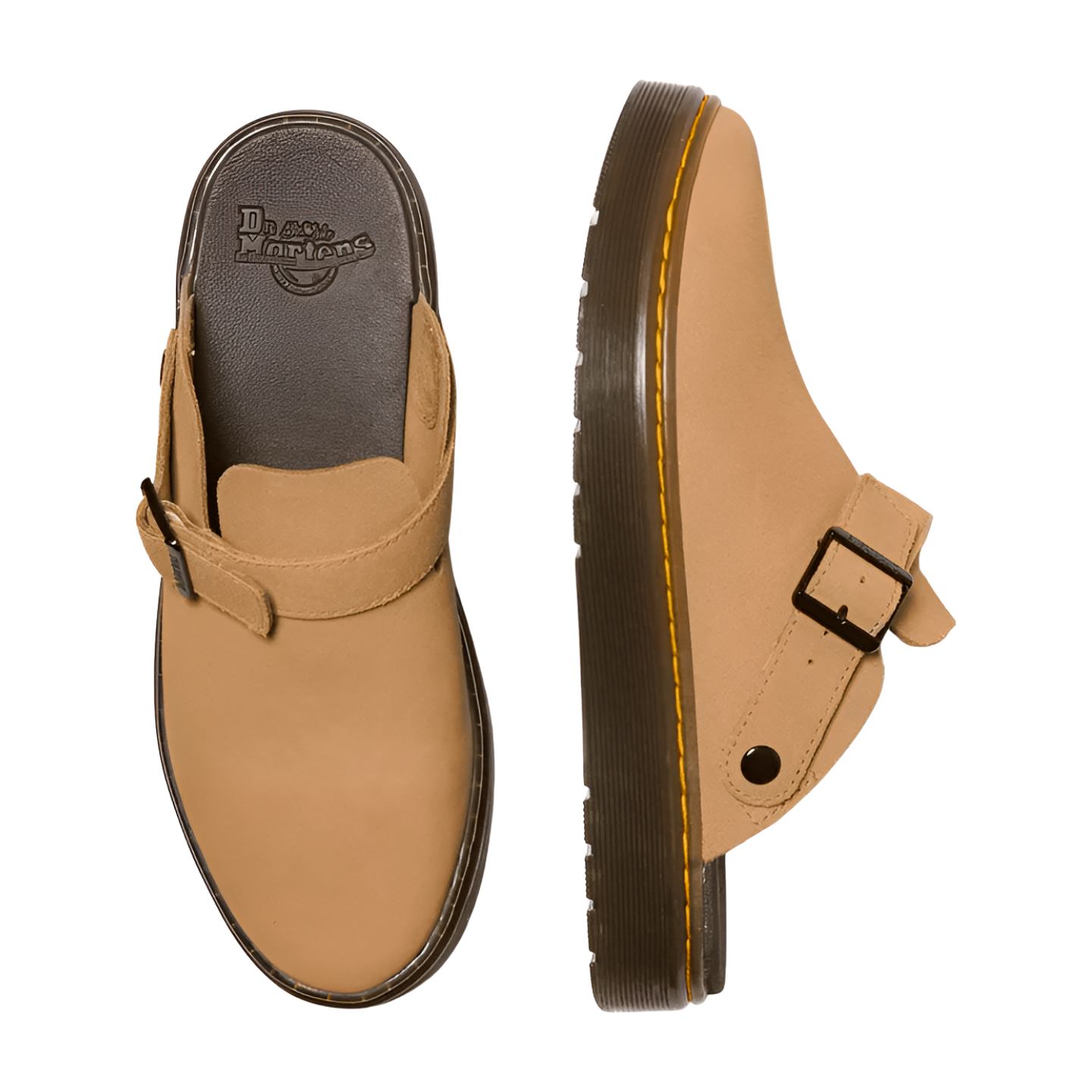 Zueco Carlson de Gamuza Dr. Martens