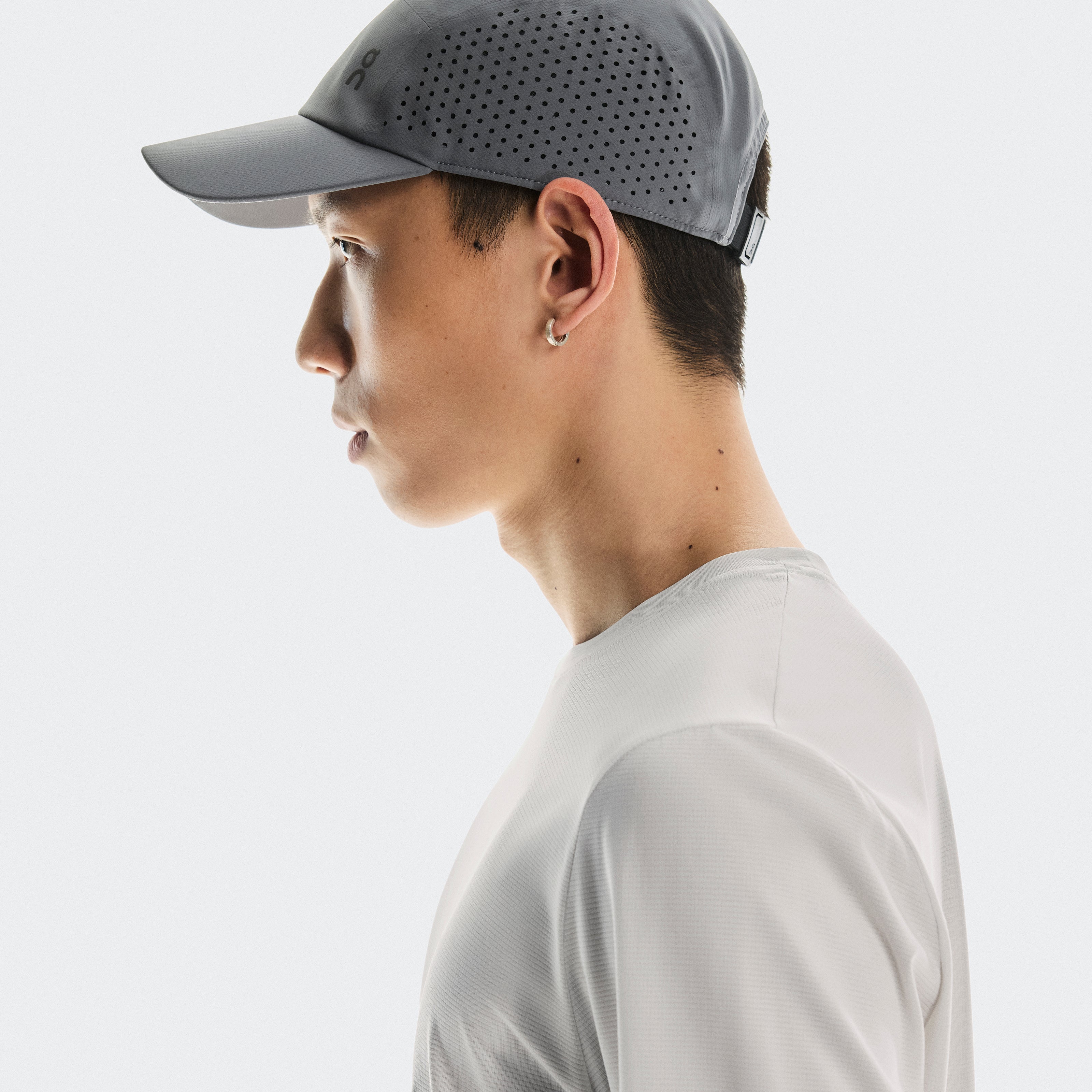 Lightweight Cap Jockey Unisex Gris