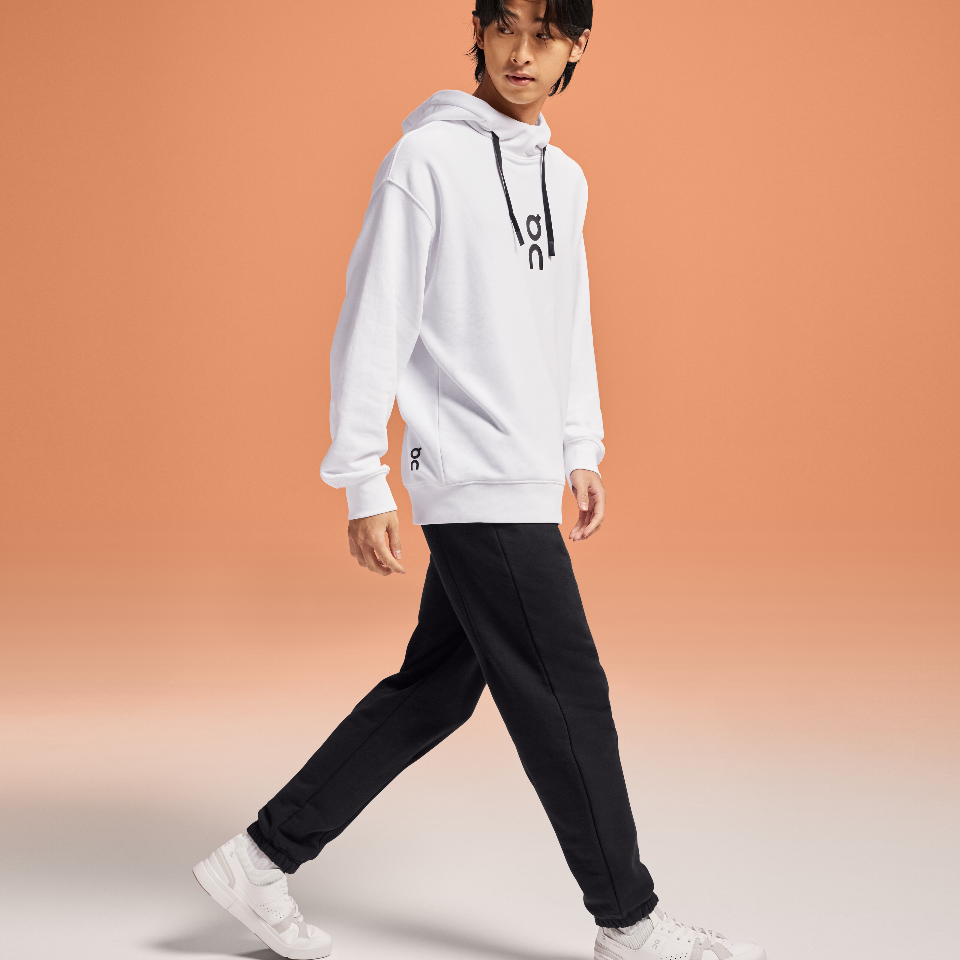 Club Hoodie Polerón Hombre Blanco