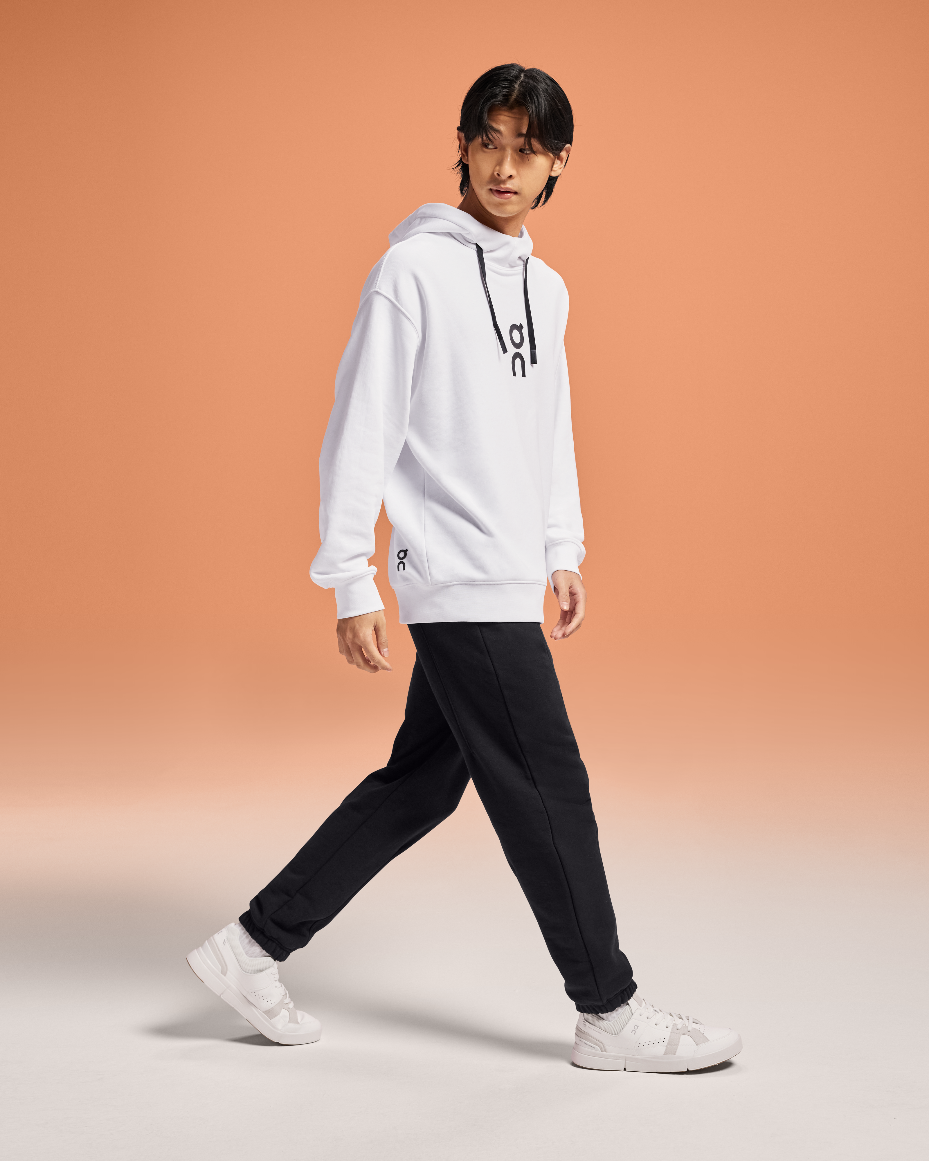Club Hoodie Polerón Hombre Blanco