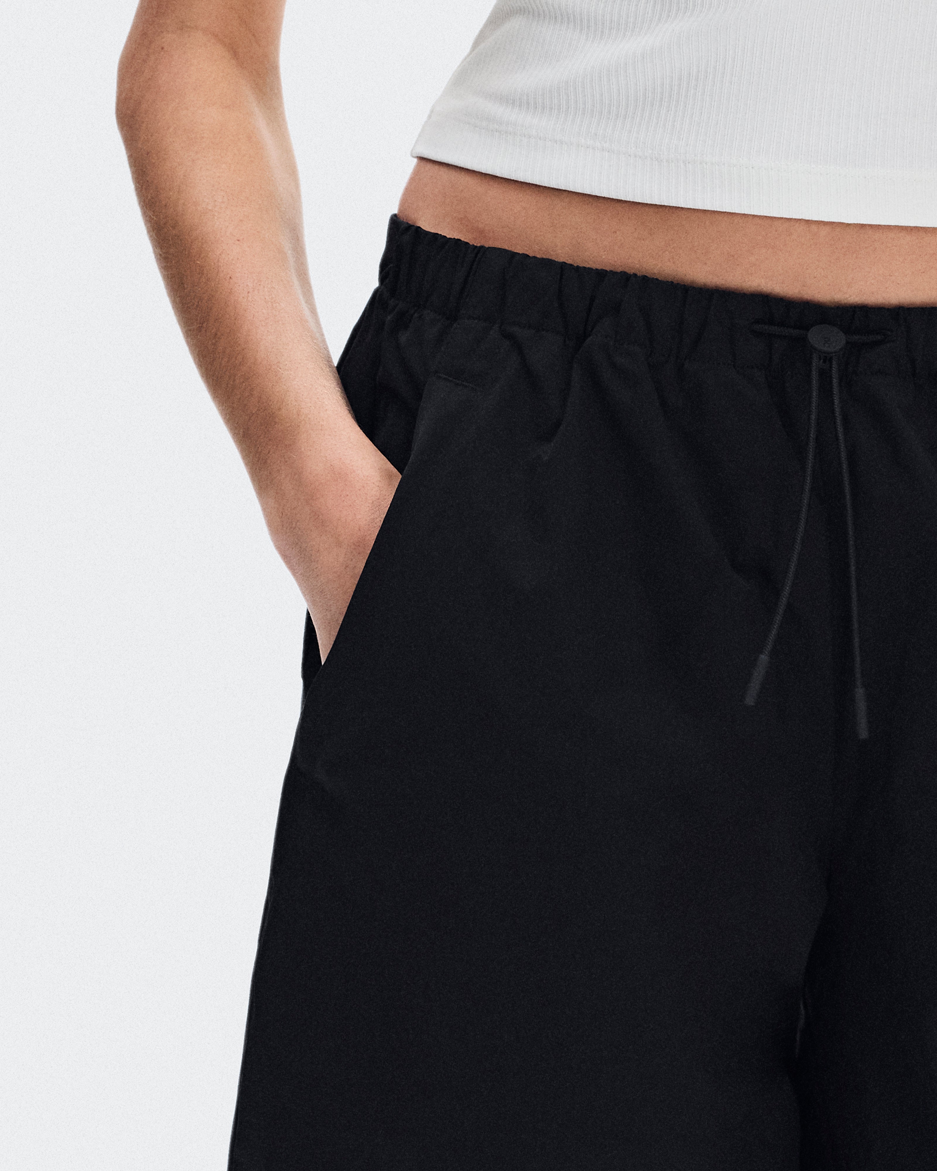 Short On Bermuda Shorts Mujer Negro