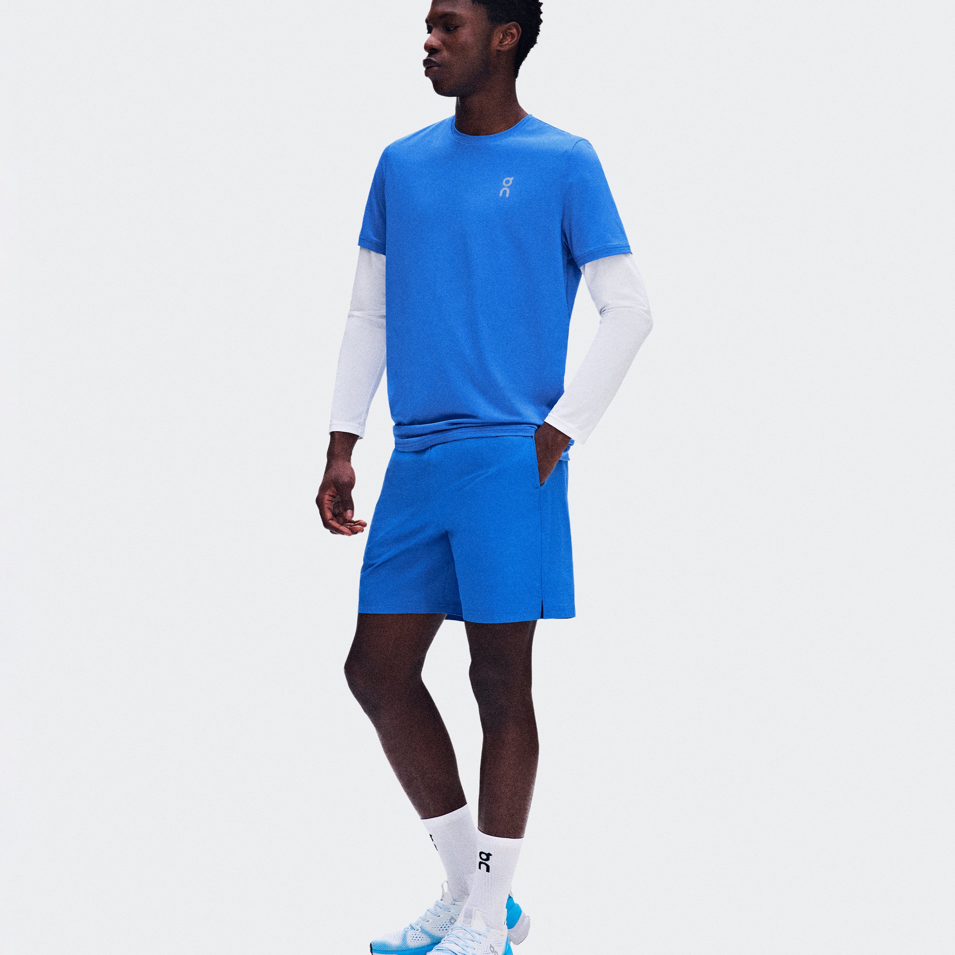 Core-T Polera Hombre Azul