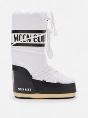 Icon Nylon Black White Botas Uso Diario Unisex Moon Boot
