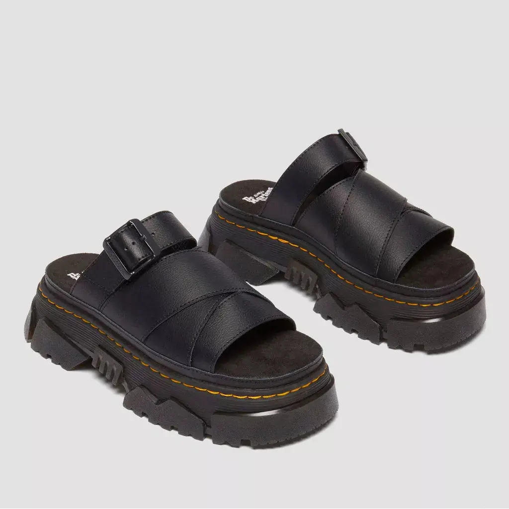 Mattison Slide Black Athena Sandalias Uso Diario Mujer Dr. Martens
