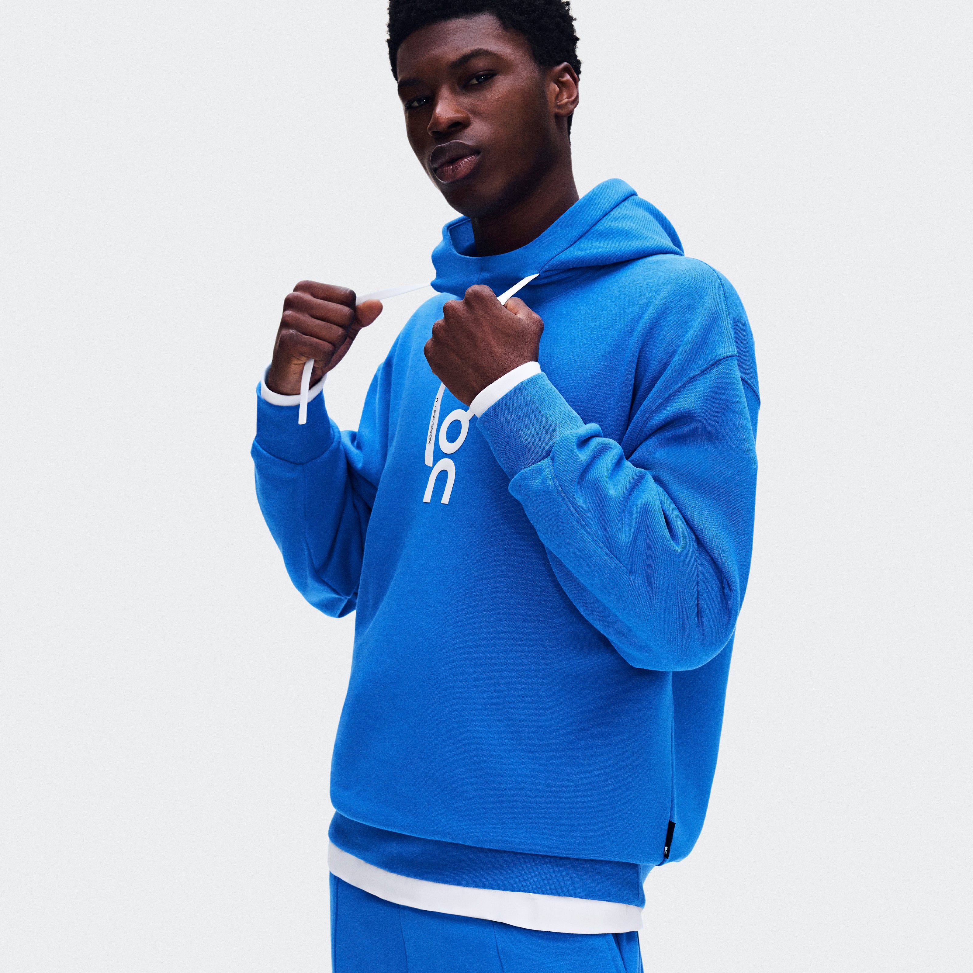Club Hoodie Polerón Hombre Azul