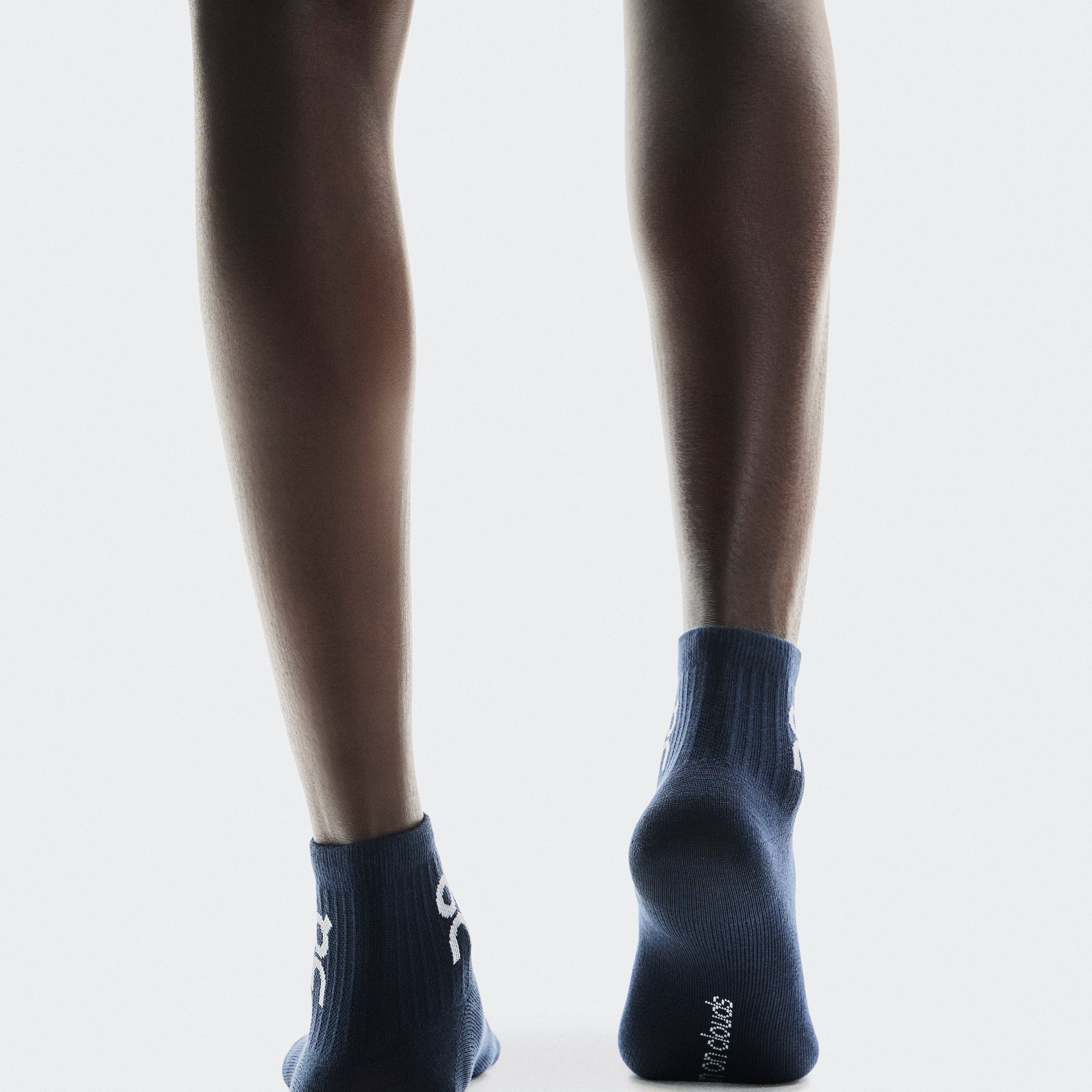 Logo Sock Mid 3P Calcetines Unisex Azul