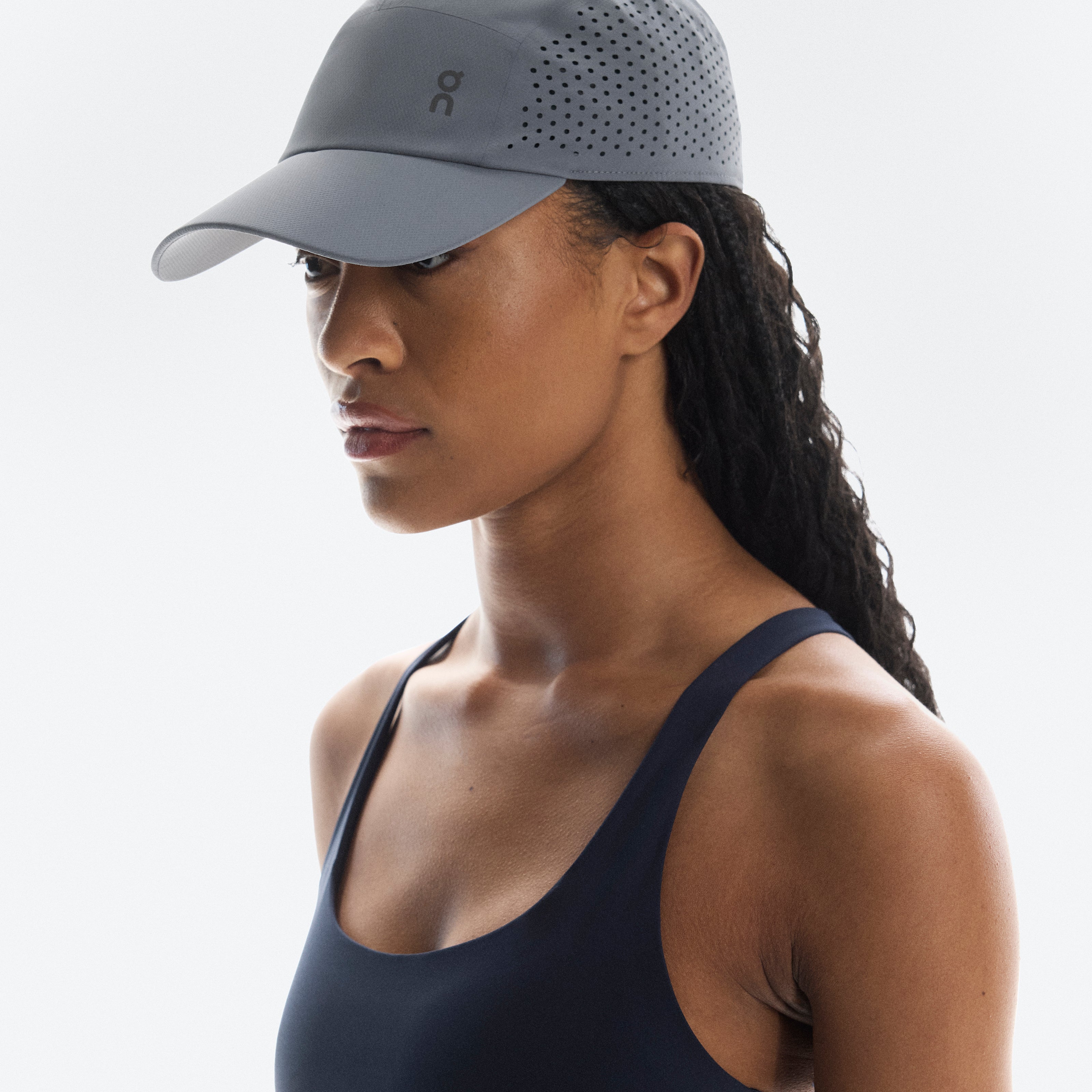 Lightweight Cap Jockey Unisex Gris