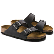 Sandalia Arizona Cuero engrasado Black Horma Regular Negro