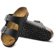 Sandalia Arizona Cuero engrasado Black Horma Regular Negro