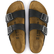Sandalia Arizona Cuero engrasado Black Horma Angosta Negro