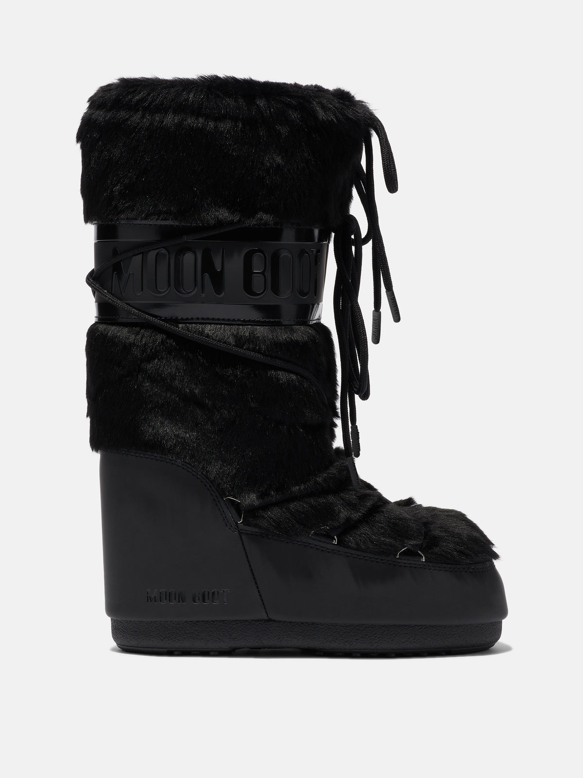 Icon Faux Fur Black Botas Uso Diario Unisex - 35/38