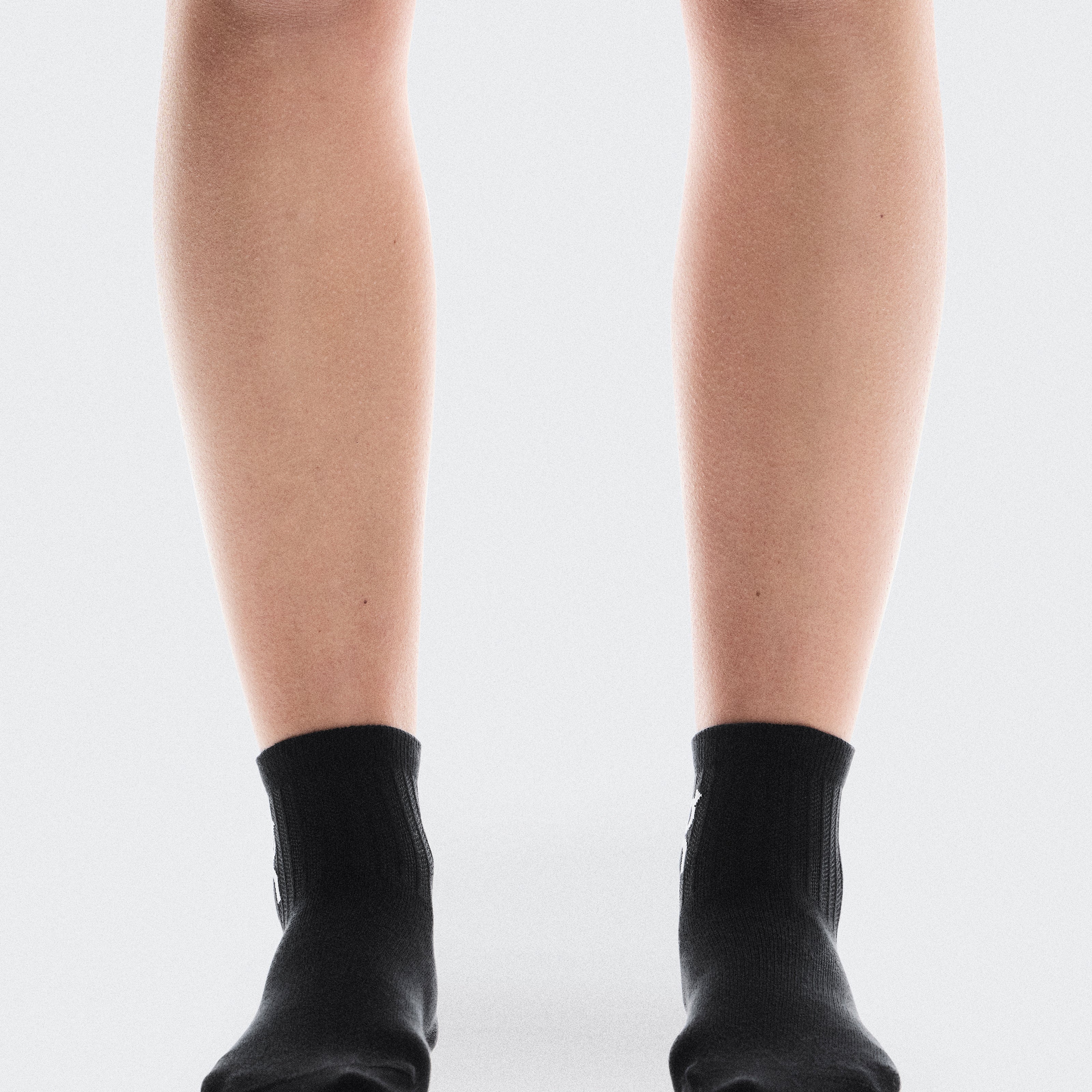 Logo Sock Mid 3P Calcetines Unisex Negro