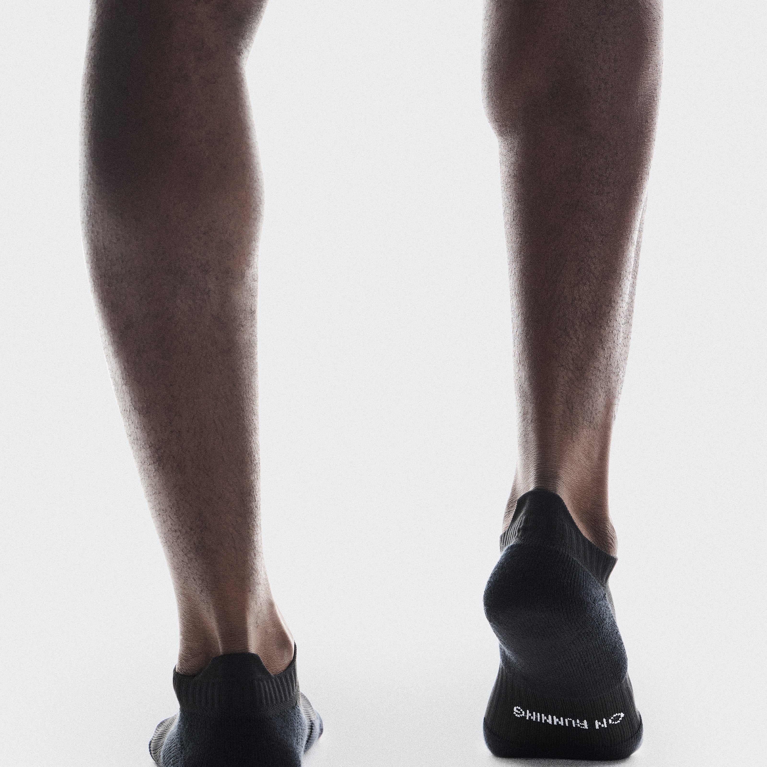 Core Run Sock Low 2P Calcetines Unisex Negro