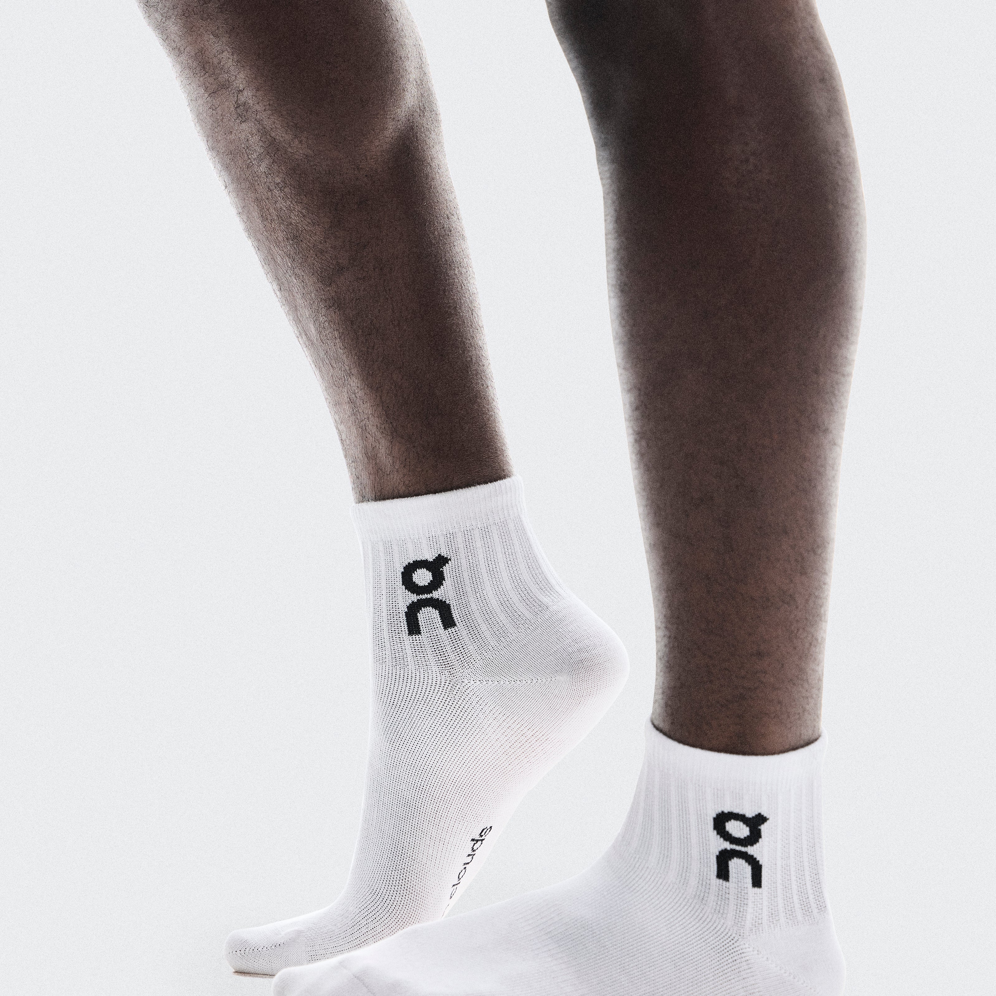 Logo Sock Mid 3P Calcetines Unisex Blanco