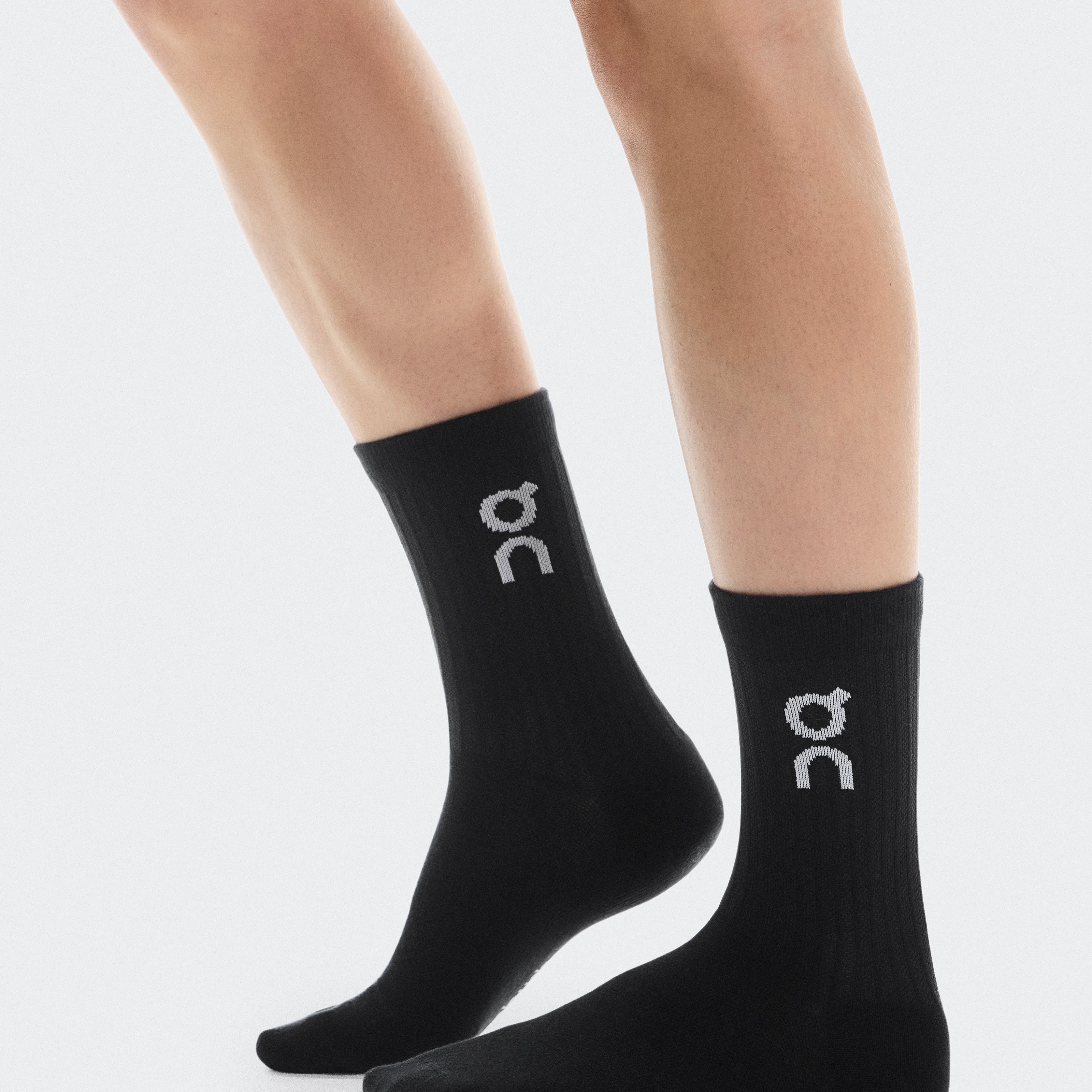 Logo Sock High 3P Calcetines Unisex Negro