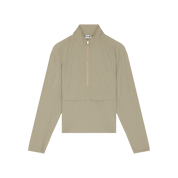 Polerón On Courtside 1/2 Zip Eaze Mujer Gris