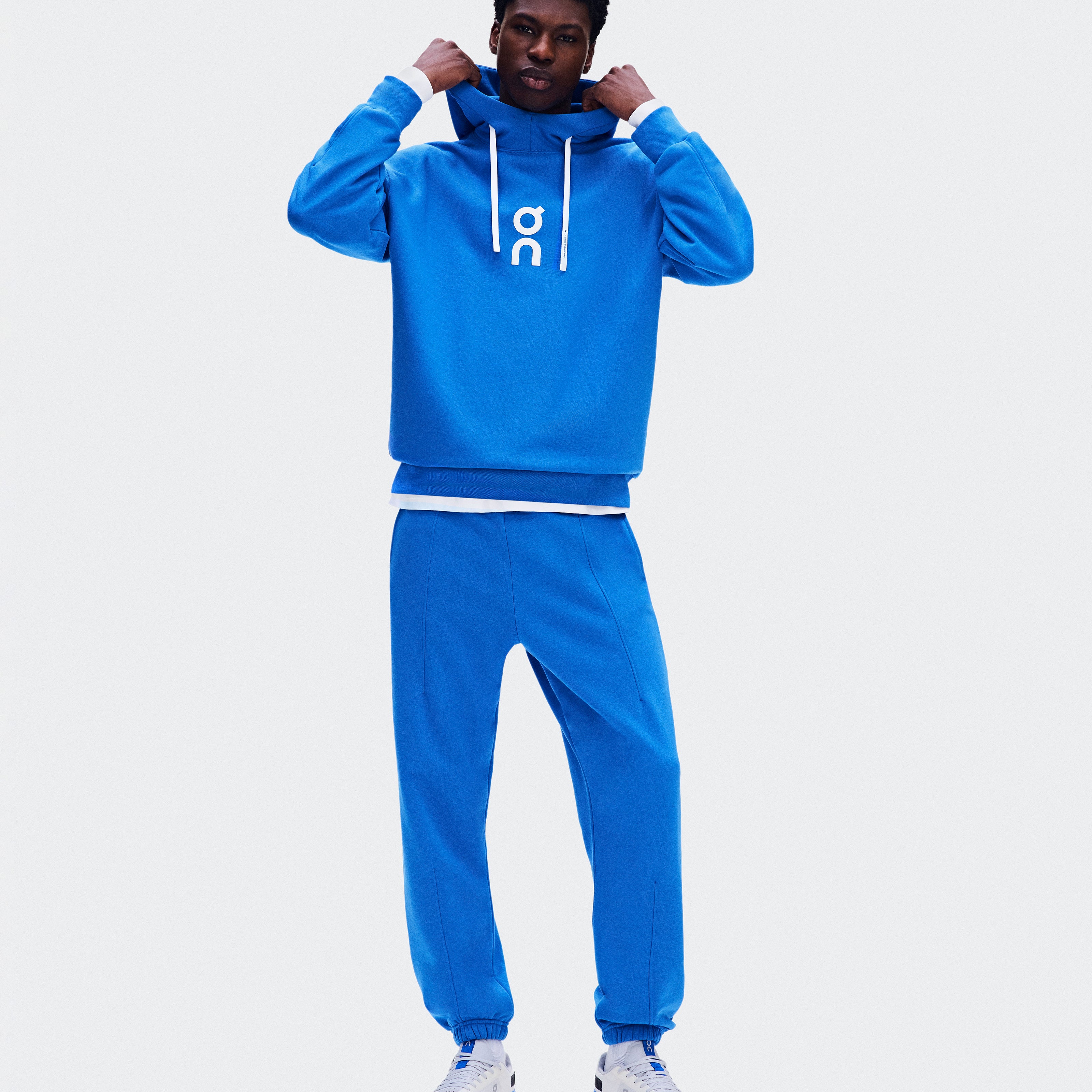 Club Hoodie Polerón Hombre Azul