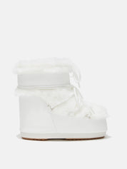 Icon Low Faux Fur White Botas Uso Diario Unisex Moon Boot