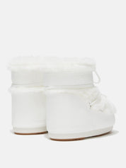 Icon Low Faux Fur White Botas Uso Diario Unisex Moon Boot