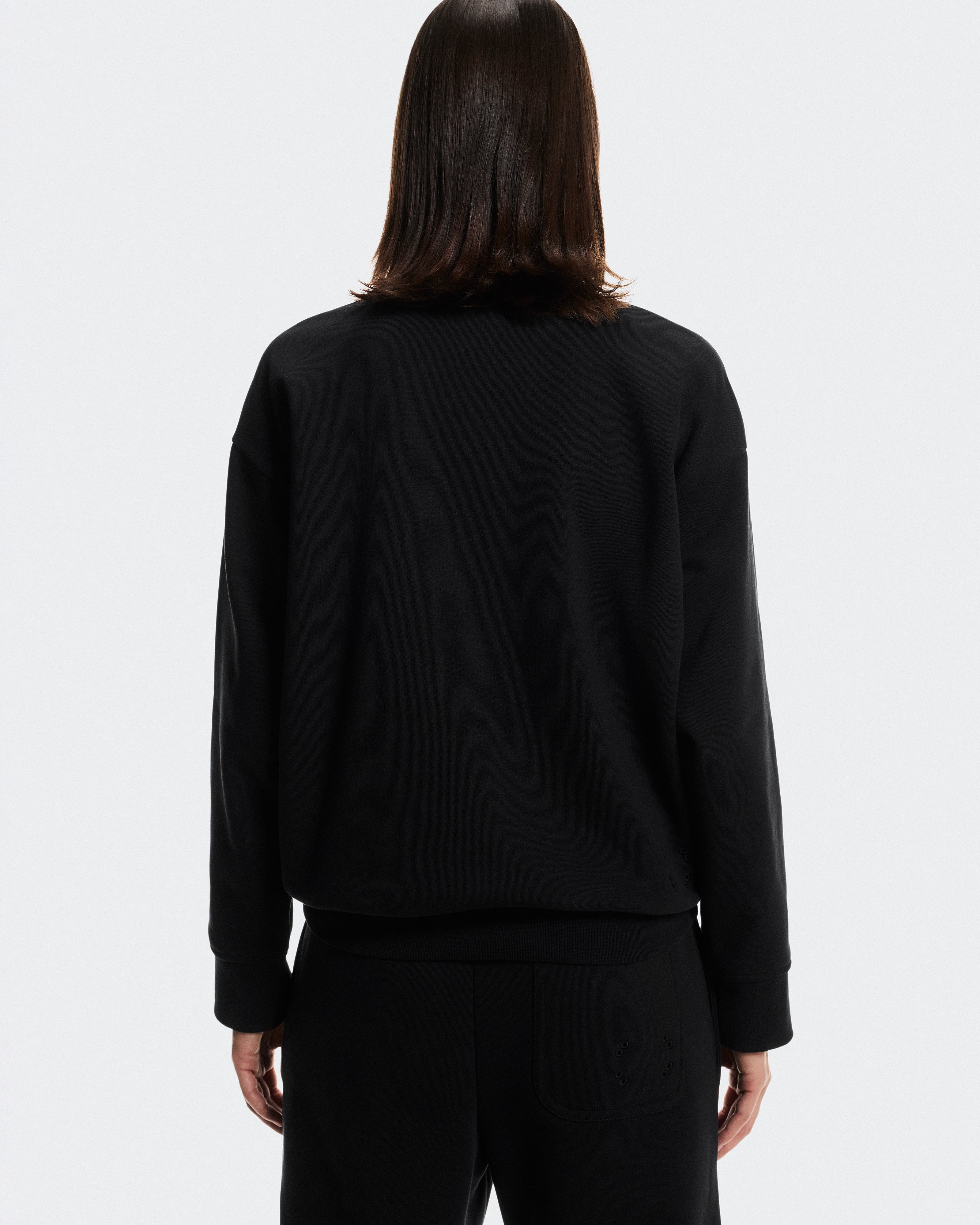 Club Collective 1/4 Zip Polerón Mujer Negro