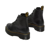 Bota Sinclair Mujer con Plataforma de Cuero Milled Nappa Dr. Martens