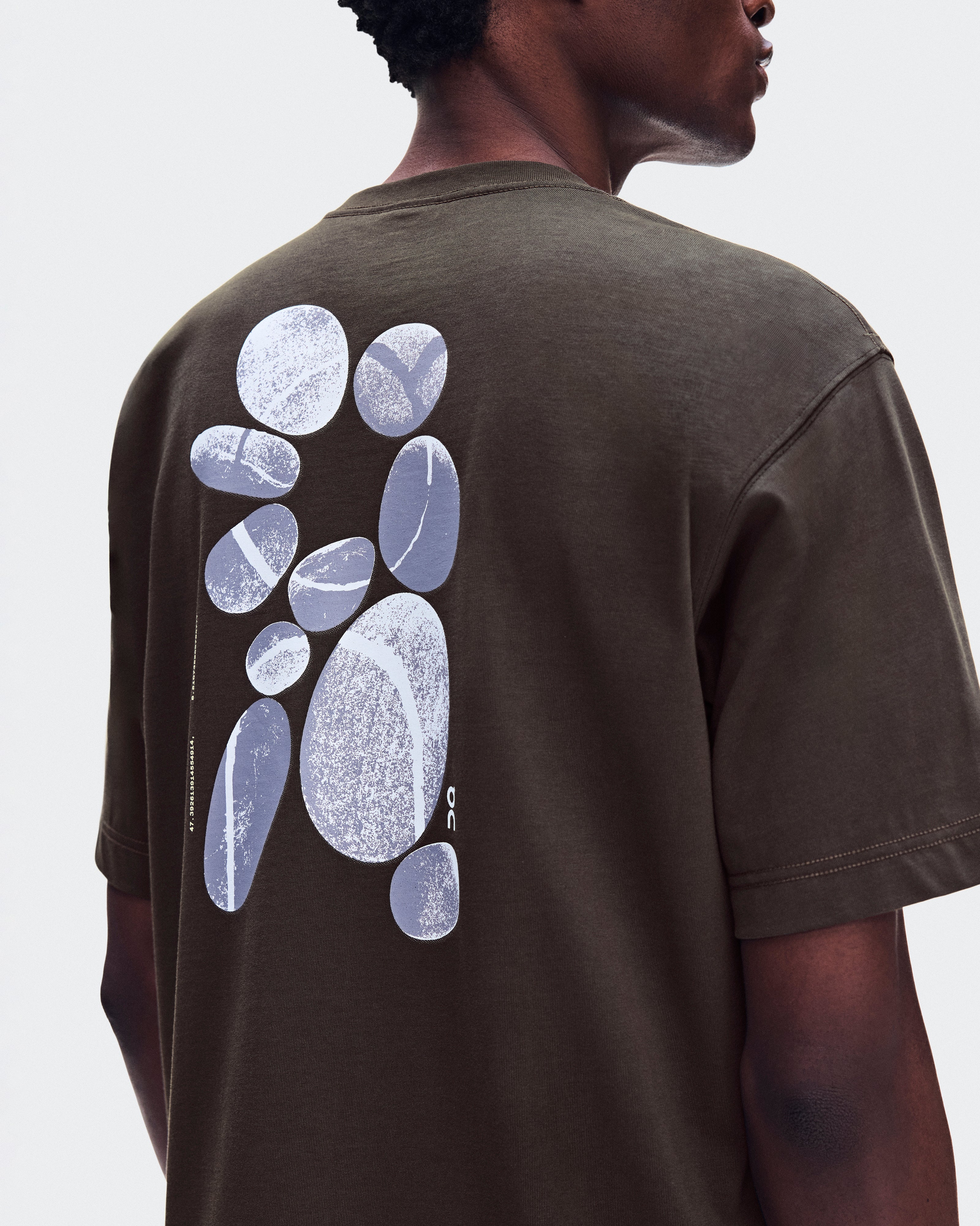 Polera On Club Collective-T Ascent Hombre Gris