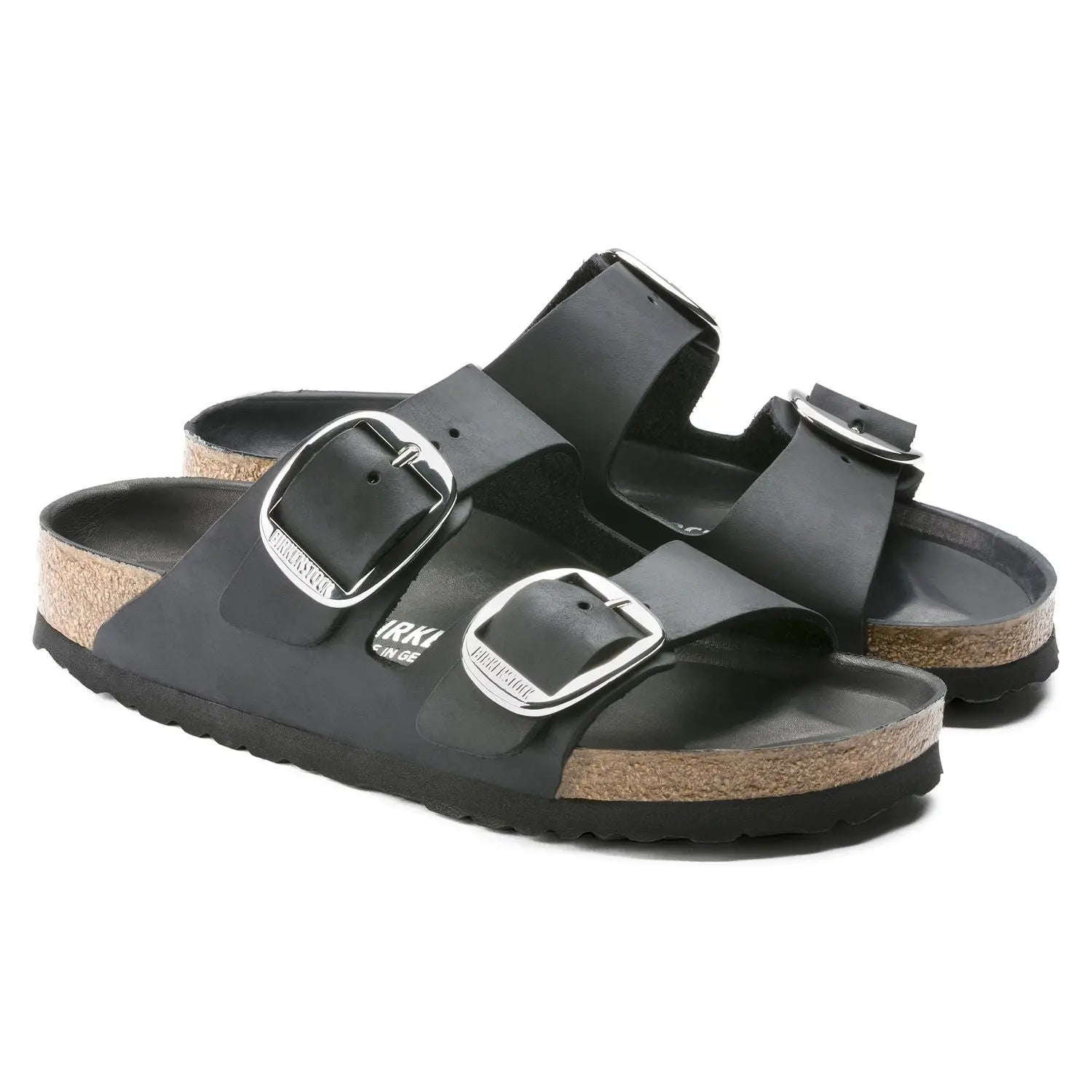 Arizona Cuero engrasado Sandalia Uso Diario Mujer Horma Angosta Birkenstock