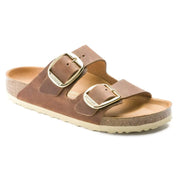 Arizona Cuero engrasado Sandalia Uso Diario Mujer Horma Angosta Birkenstock